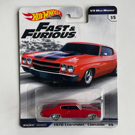 Hot Wheels [2019 Fast & Furious] 1/4 Mile Muscle 1970 Chevrolet Chevelle SS Red