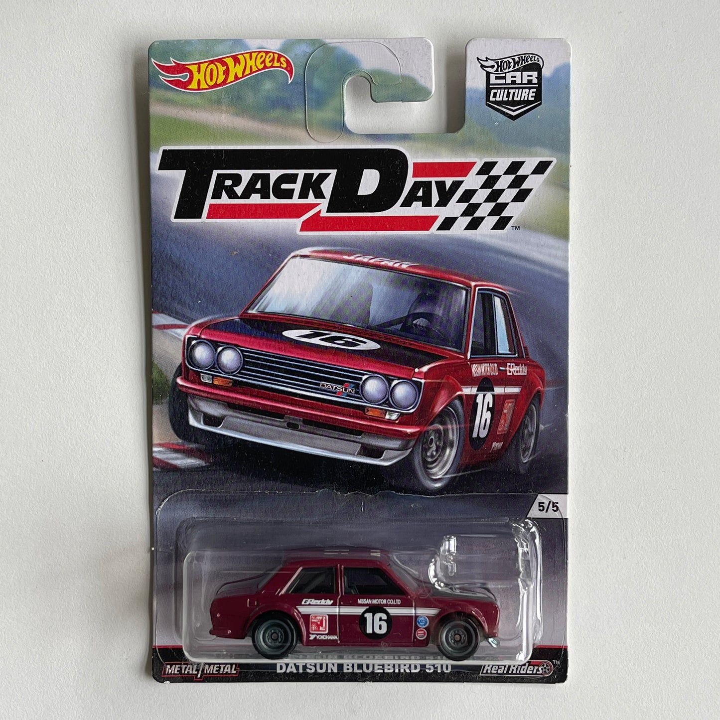 Hot Wheels [2016 Track Day] Datsun Bluebird 510 (Damaged)