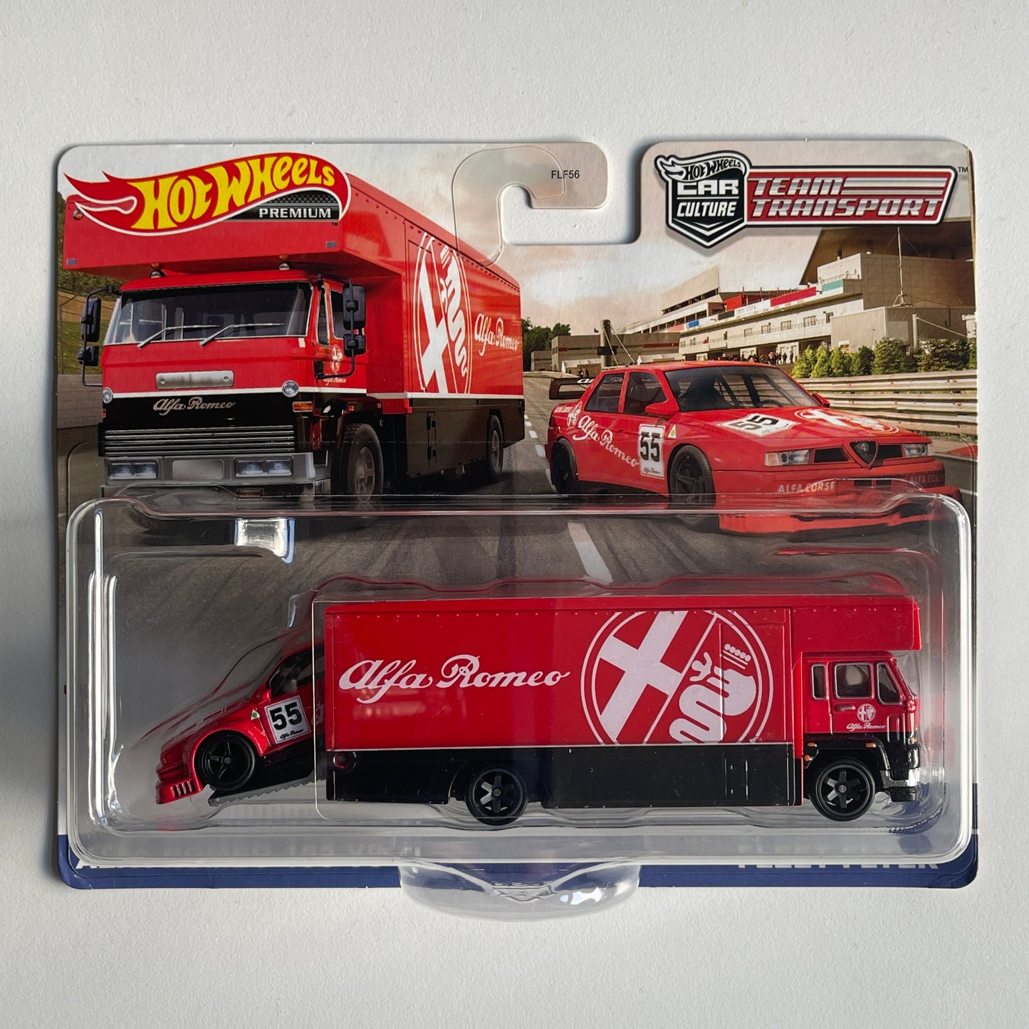 Hot Wheels Team Transport #53 Alfa Romeo 155 V6 (Damaged)