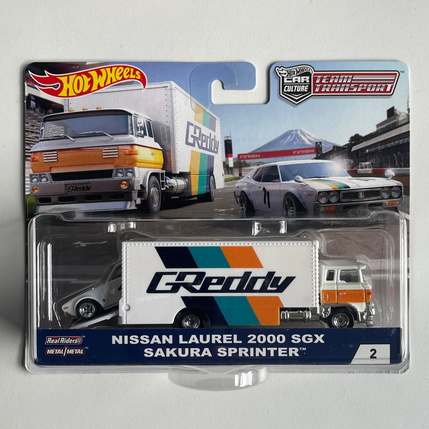 Hot Wheels Team Transport #2 Nissan Laurel 2000 SGX (Damaged)