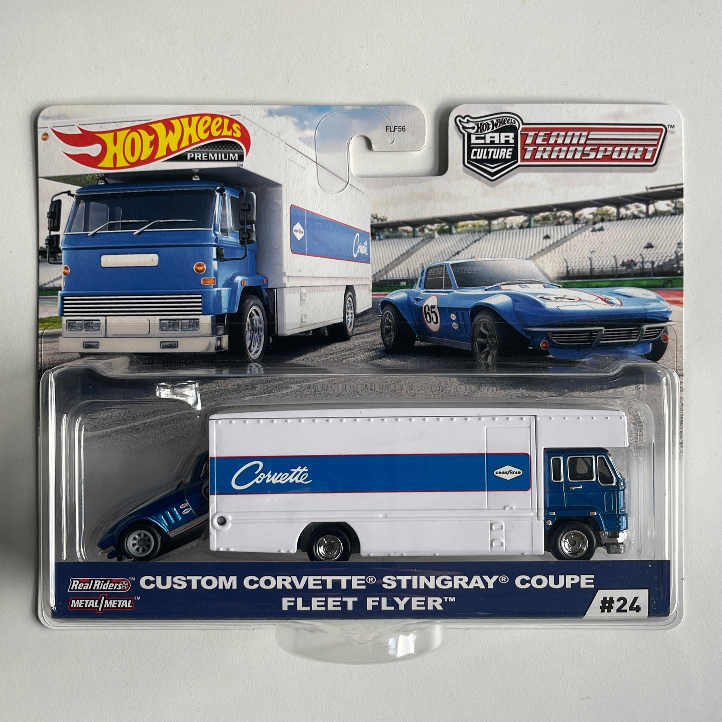 Hot Wheels Team Transport #24 Custom Corvette Stingray Coupe