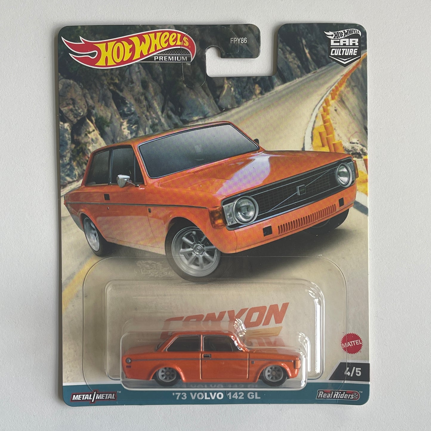 Hot Wheels [2023 Canyon Warriors] '73 Volvo 142 GL (Damaged)