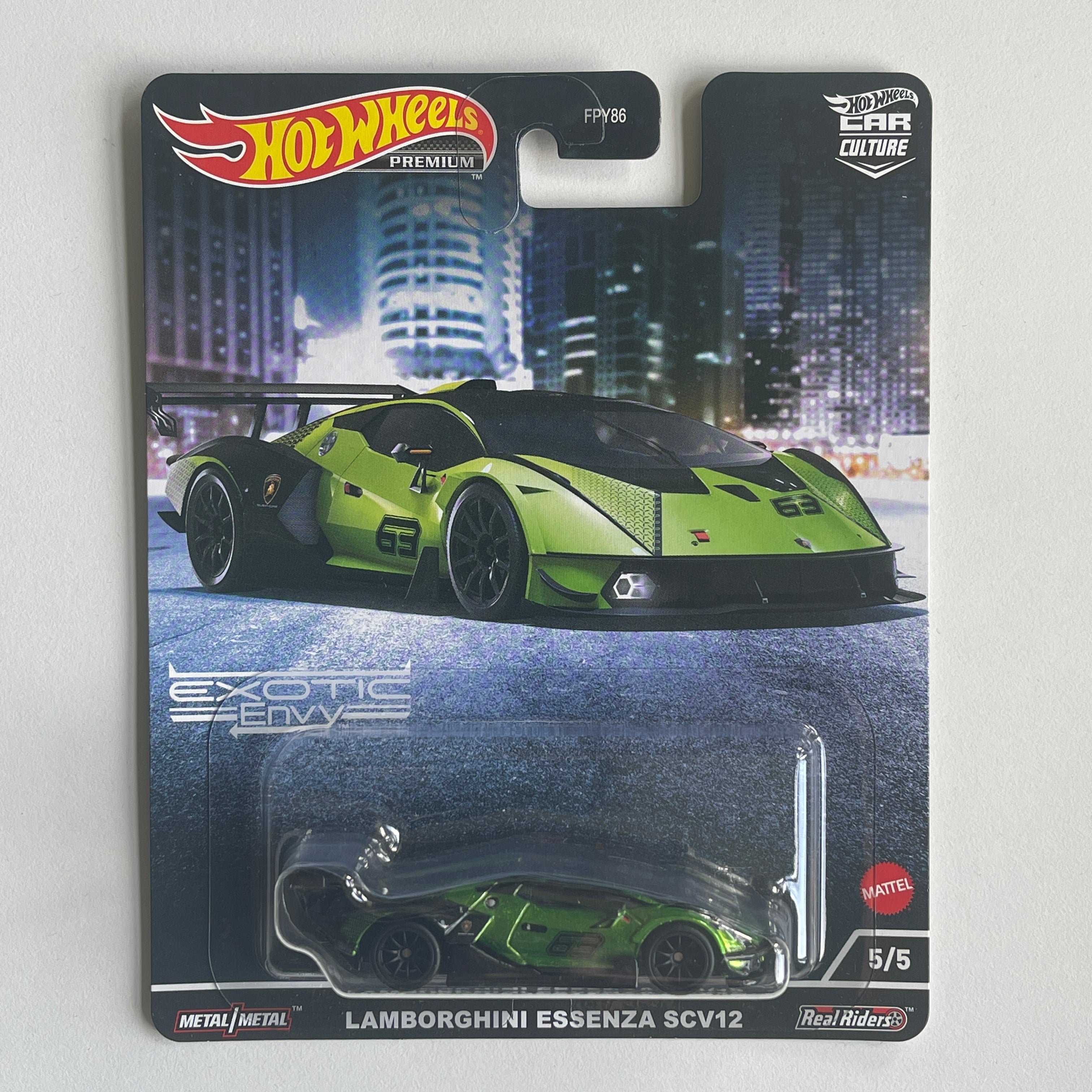 Hot Wheels Exotic Envy Lamborghini Essenza hot SCV12