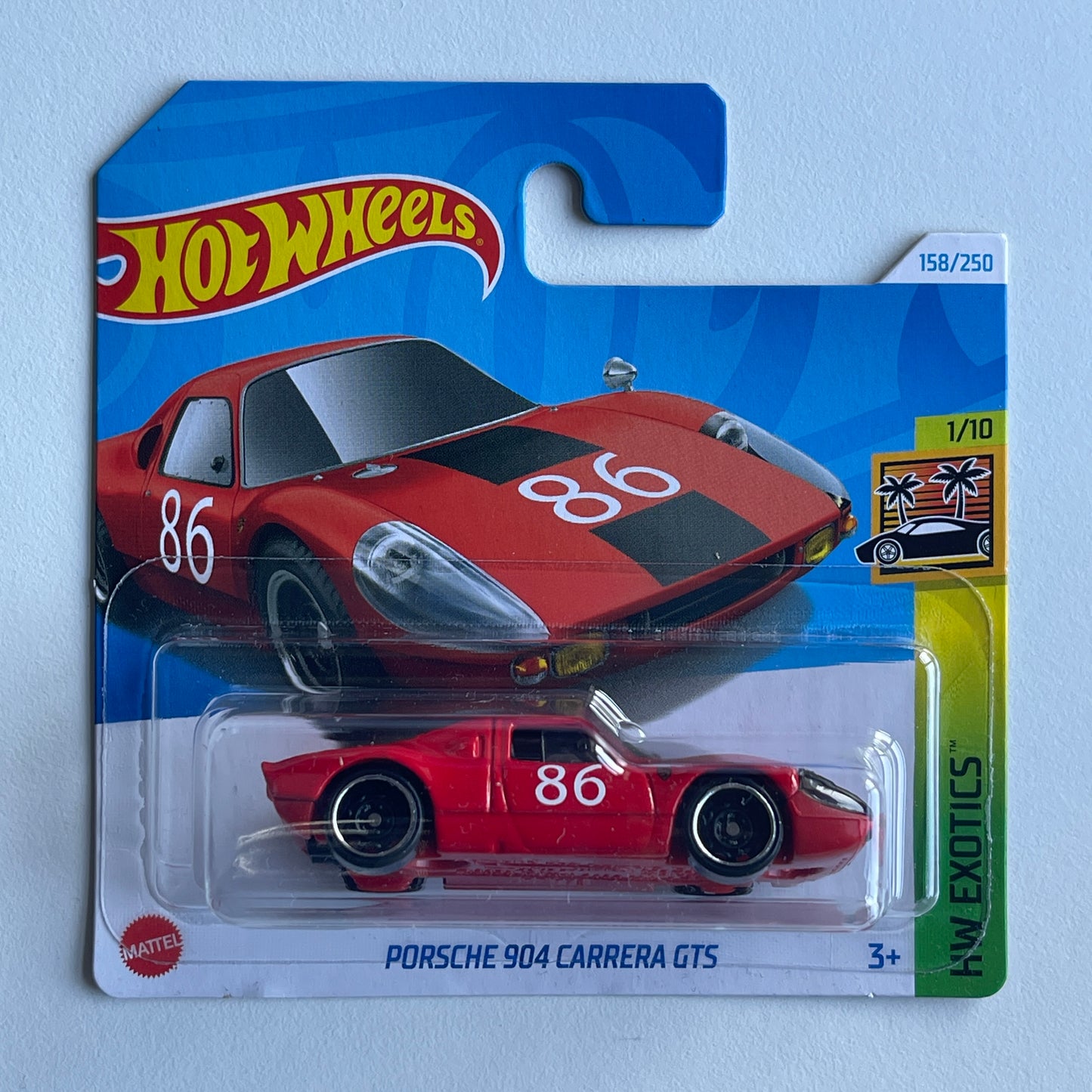 Hot Wheels Porsche 904 Carrera GTS (Red) Short Card HW Exotics 158/250