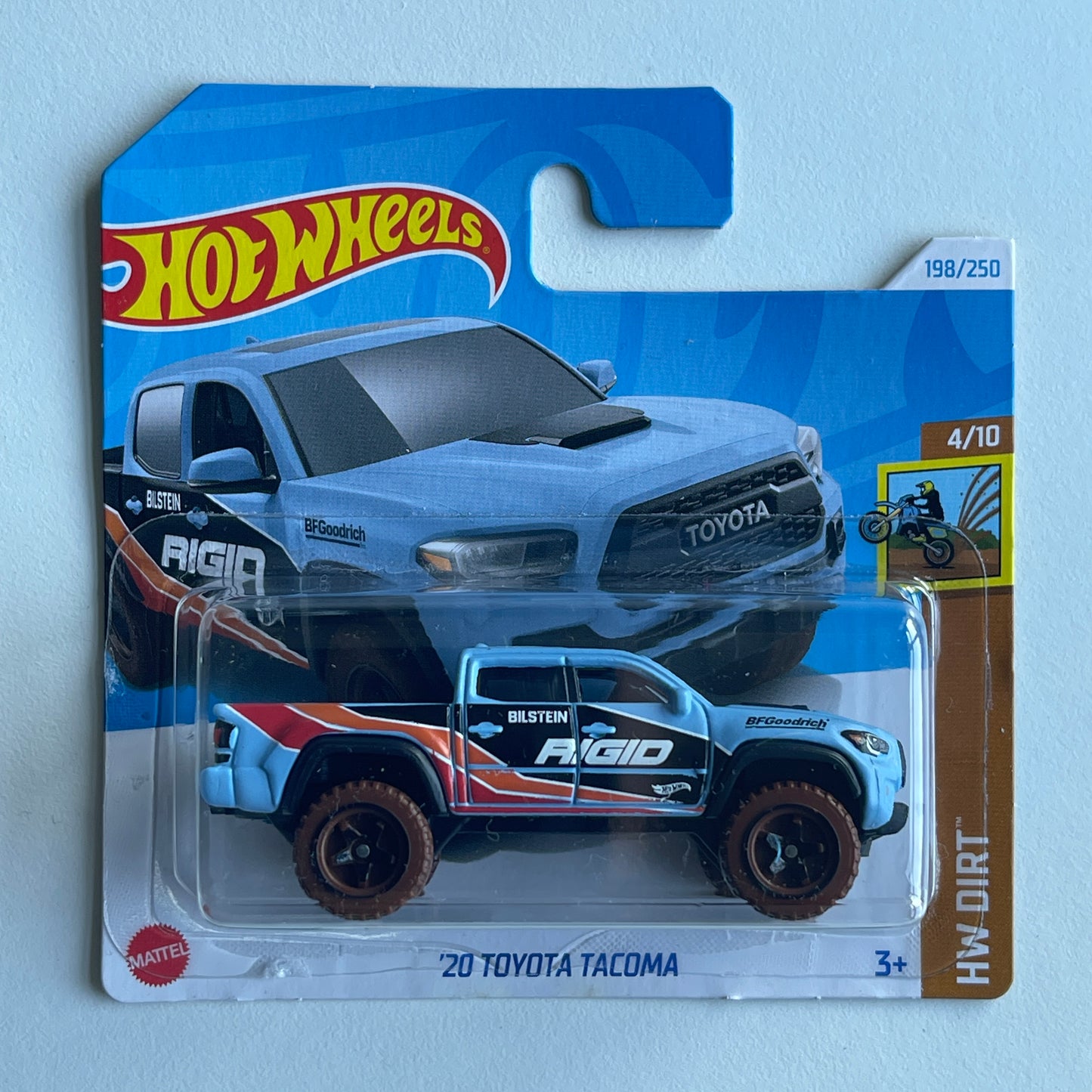 Hot Wheels '20 Toyota Tacoma (Blue) Short Card HW Dirt 198/250