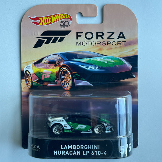 Hot Wheels [2018 Replica Entertainment] Mix 3 Lamborghini Huracan LP 610-4 Forza (Damaged)