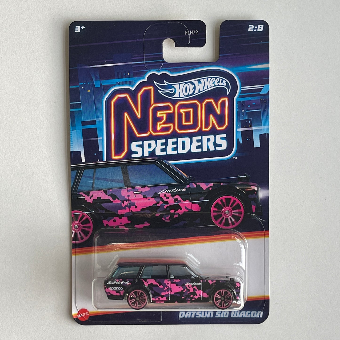 Hot Wheels Neon Speeders Datsun 510 Wagon