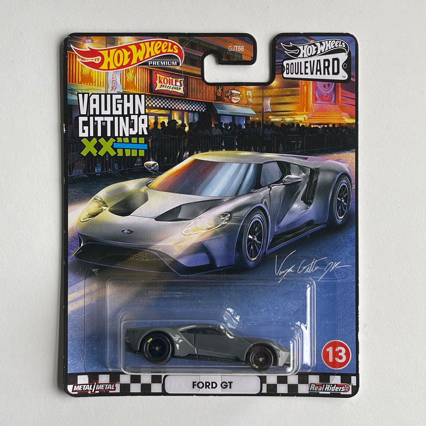 Hot Wheels Boulevard #13 Ford GT (Damaged)