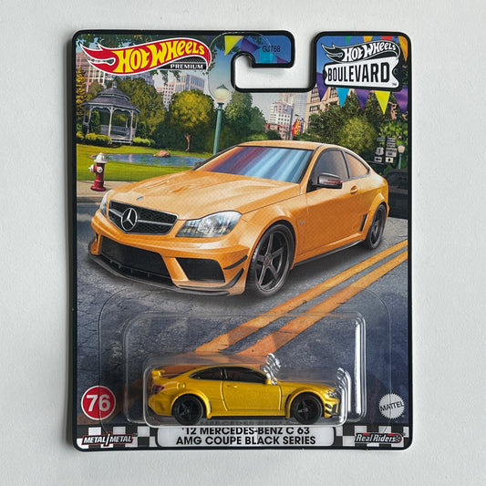 Hot Wheels Boulevard #76 '12 Mercedes-Benz C 63 AMG Coupe Black Series