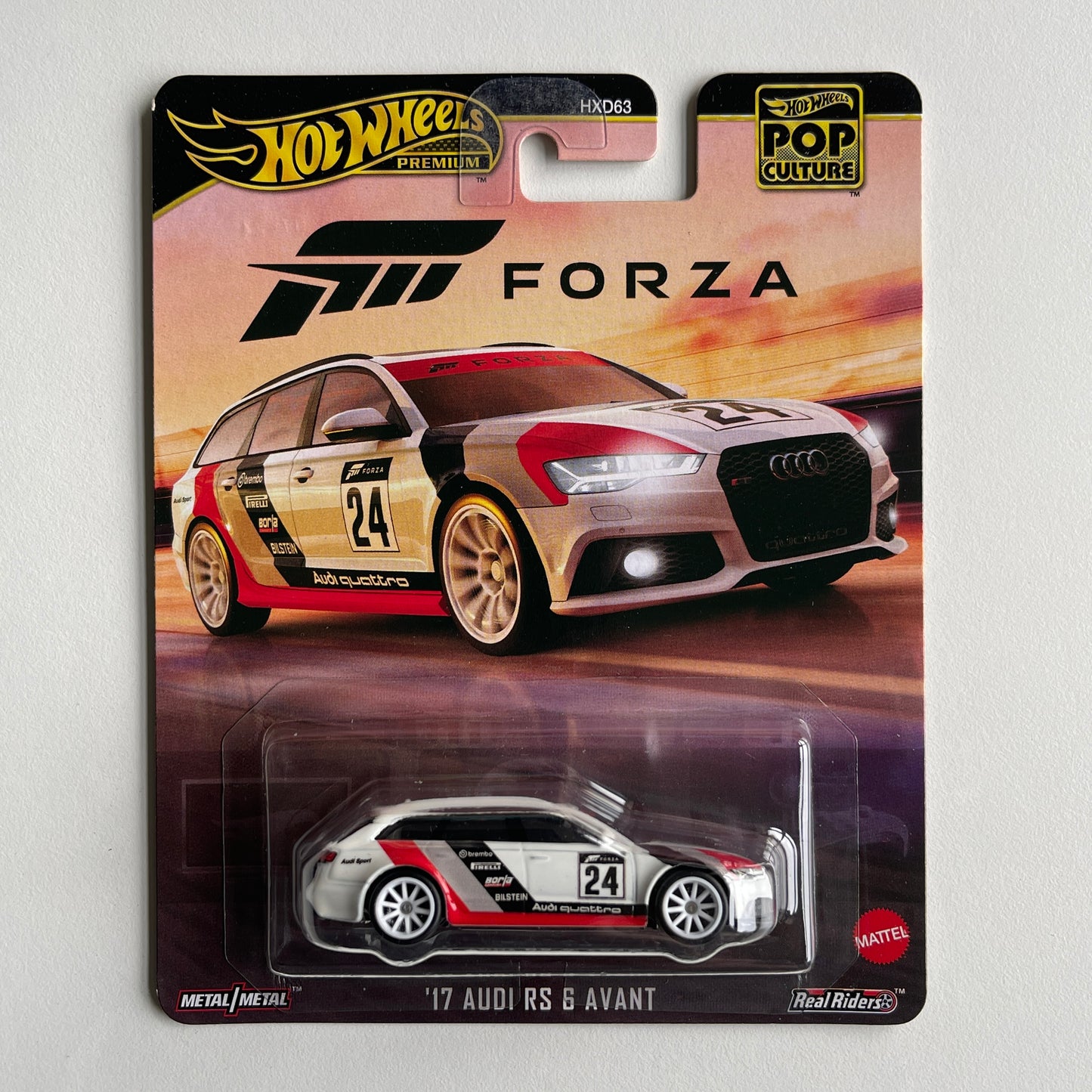 Hot Wheels [2024 Pop Culture] Mix 5 '17 Audi RS 6 Avant Forza