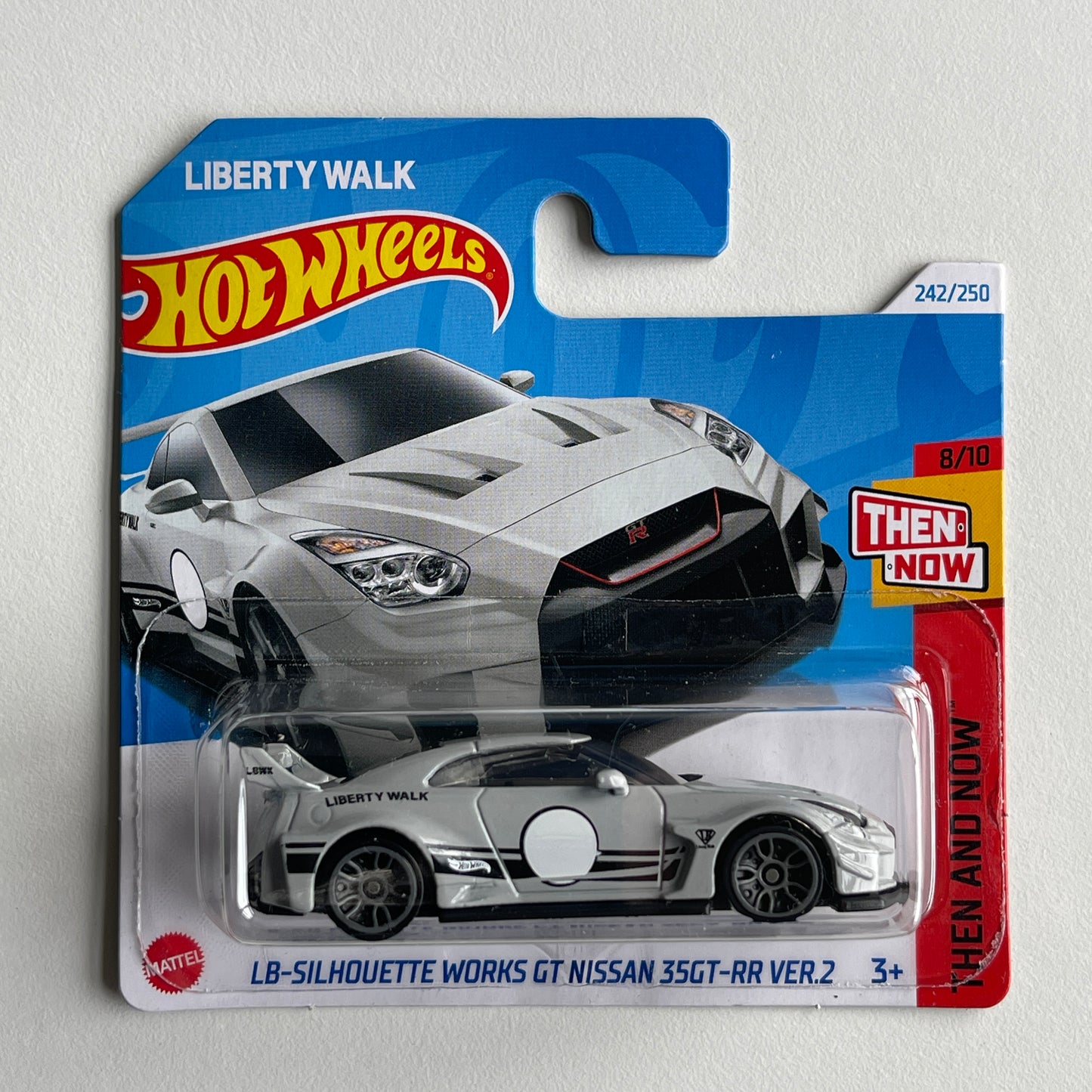 Hot Wheels LB-Silhouette Works GT Nissan 35GT-RR Ver.2 (Grey) Short Card Then And Now 242/250