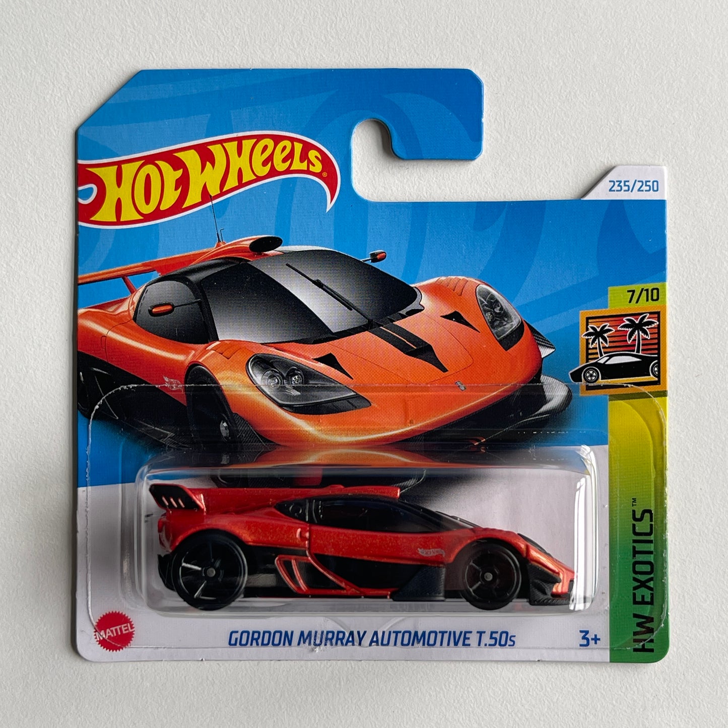 Hot Wheels Gordon Murray Automotive T.50s (Orange) Short Card HW Exotics 235/250