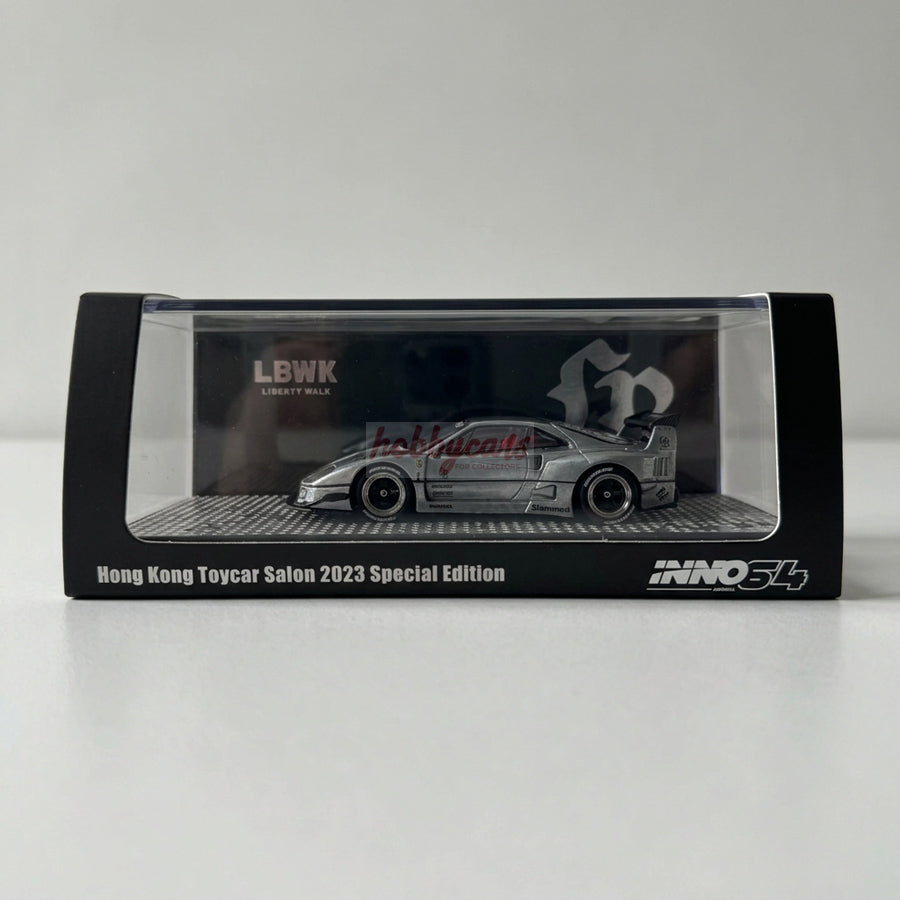 Inno64 Ferrari LBWK (F40) Matte Black Hong Kong Toycar Salon 2023 Special Edition (Chase)