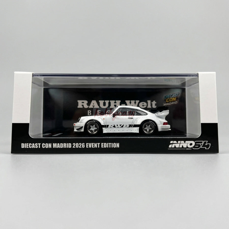 Inno64 RWB 930 Matt White Diecast Con Madrid 2026 Event Edition