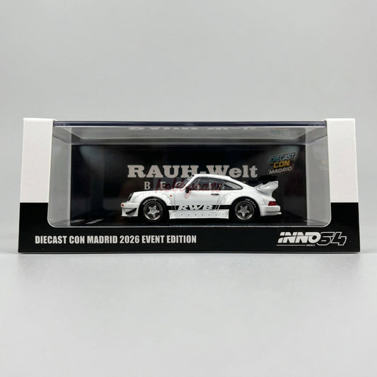 Inno64 RWB 930 Matt White Diecast Con Madrid 2026 Event Edition