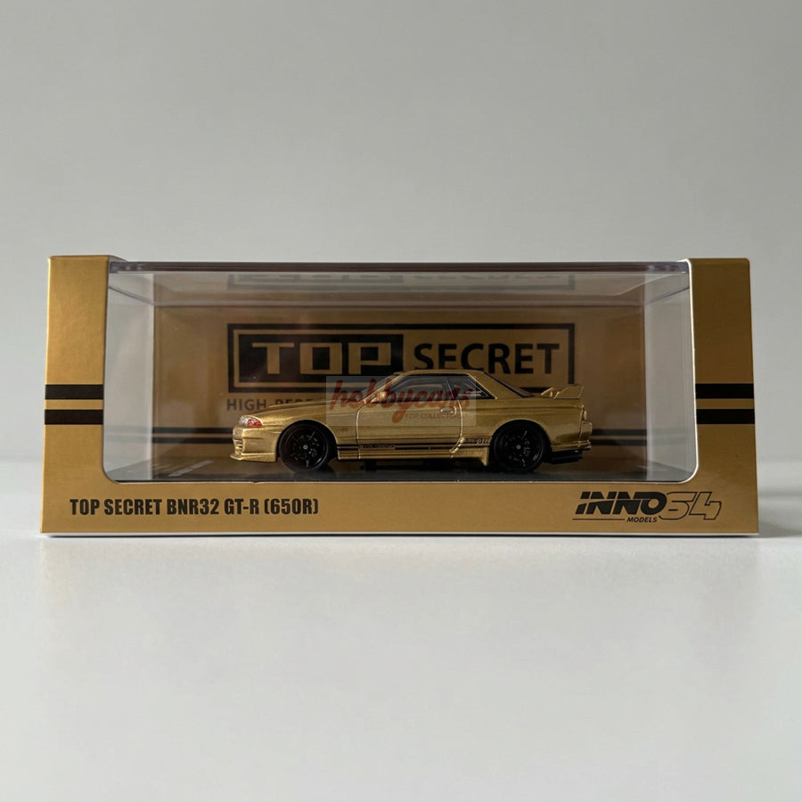 Inno64 Nissan Top Secret BNR32 GT-R (650R) Gold