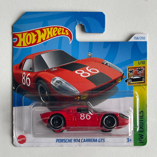 Hot Wheels Porsche 904 Carrera GTS (Red) Short Card (Damaged) HW Exotics 158/250