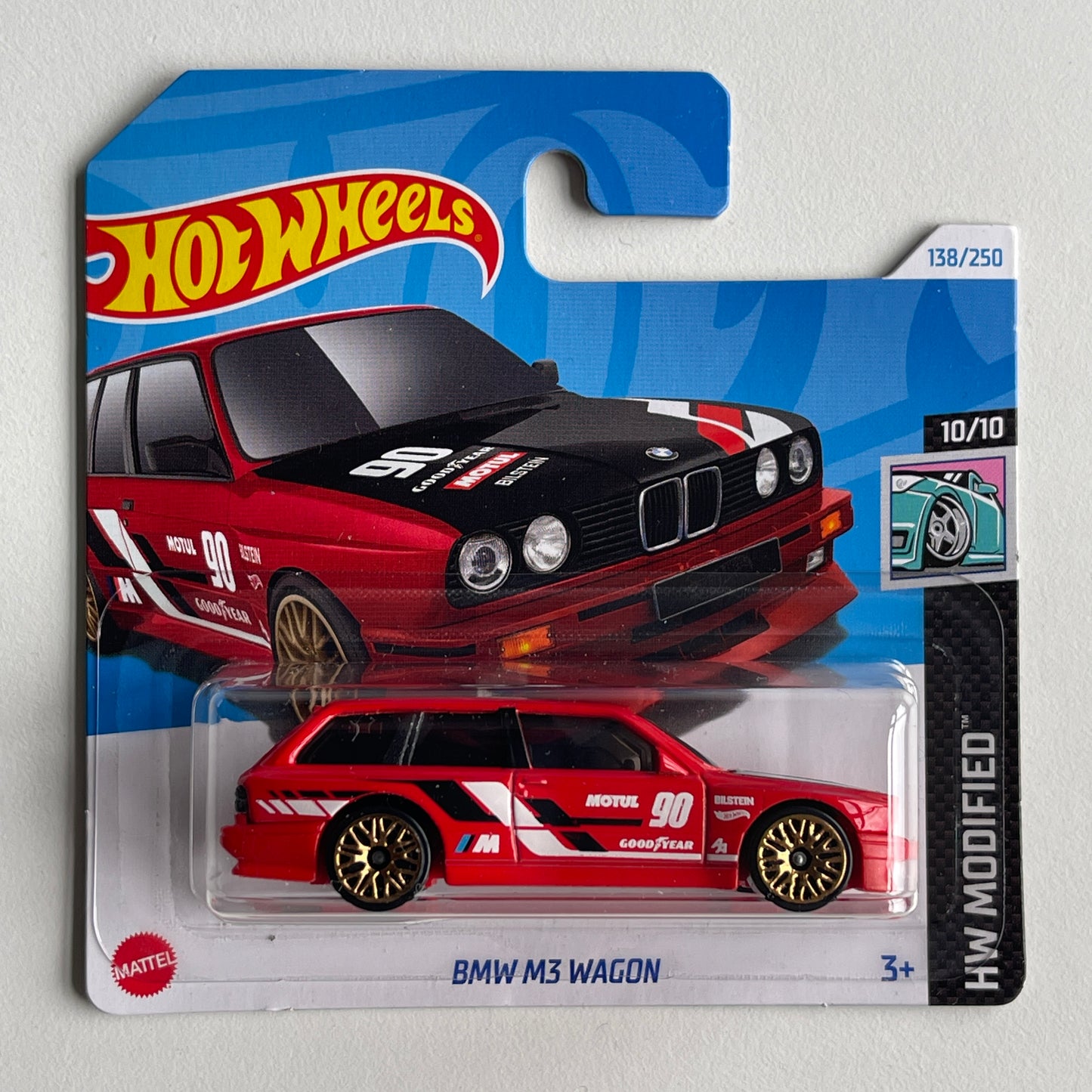 Hot Wheels BMW M3 Wagon (Red) Short Card HW Modified 138/250