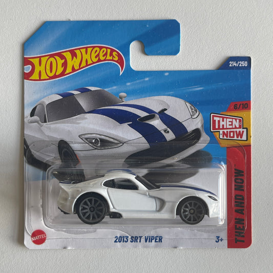 Hot Wheels 2013 SRT Viper (White) Short Card Then And Now 214/250