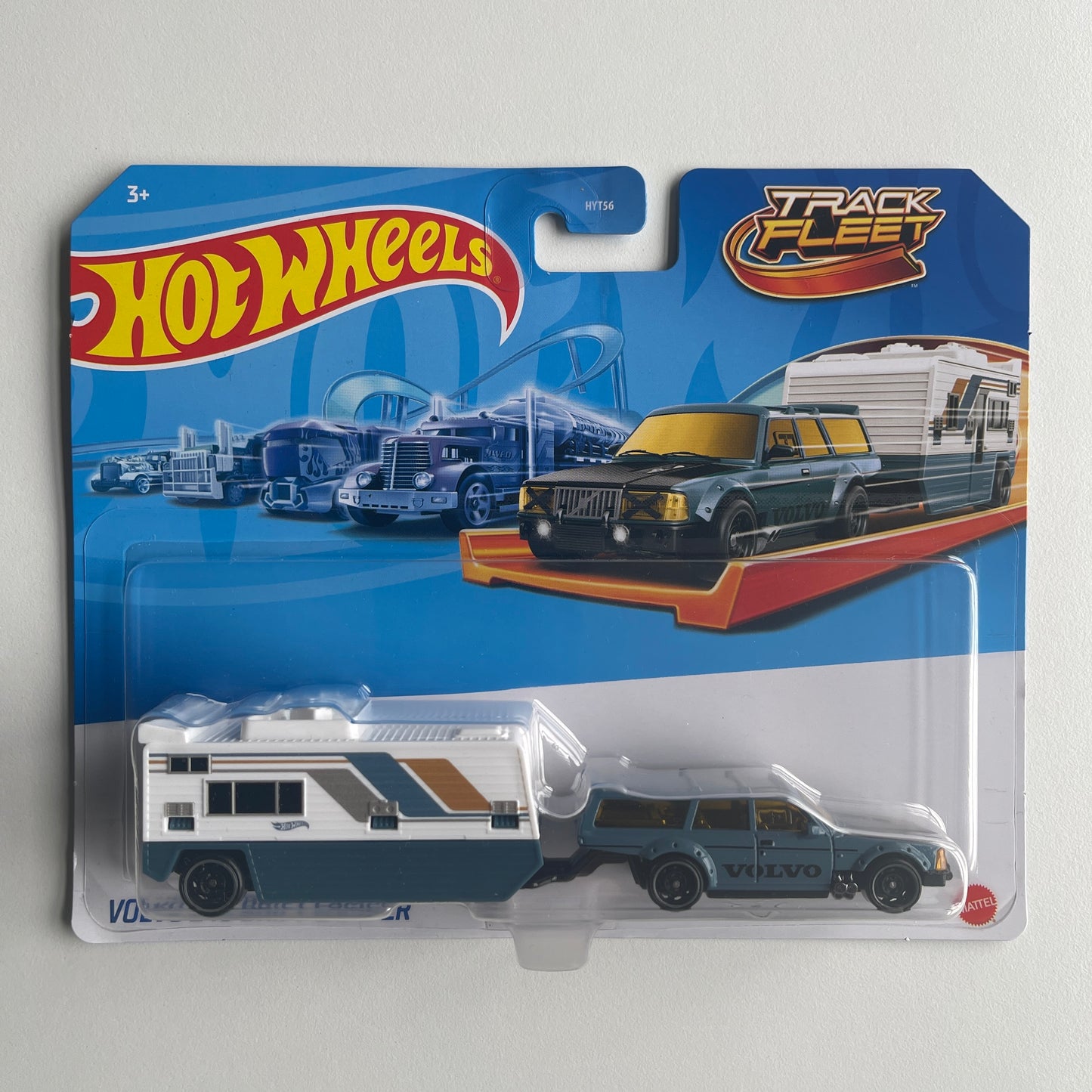 Hot Wheels Track Fleet Volvo 240 Drift Camper (Damaged)