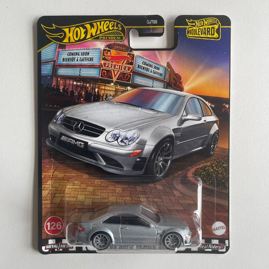 Hot Wheels Boulevard #126 2008 Mercedes-Benz CLK 63 AMG Black Series (Damaged)
