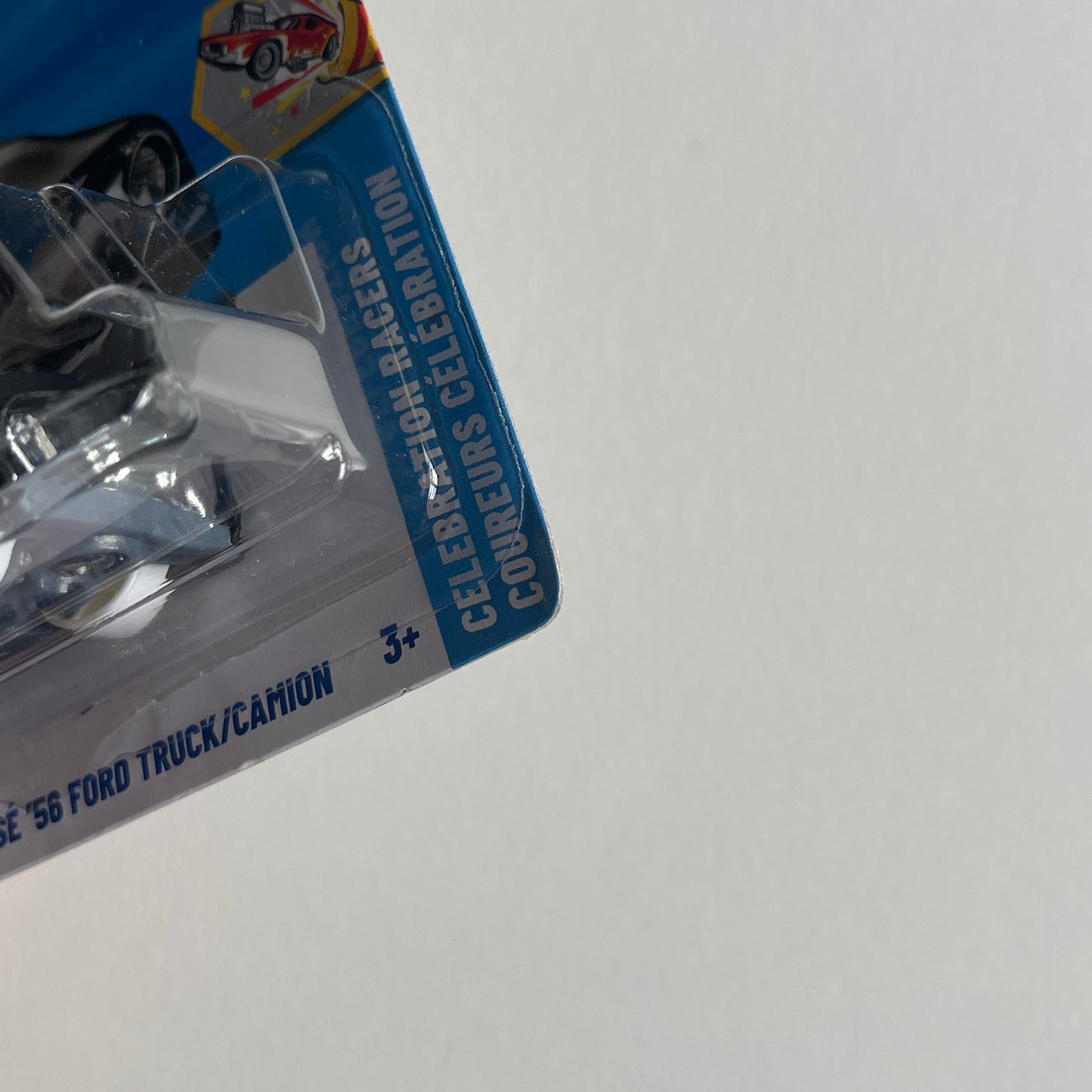 Hot Wheels Custom '56 Ford Truck (Black) Short Card (Damaged) Celebration Racers 233/250