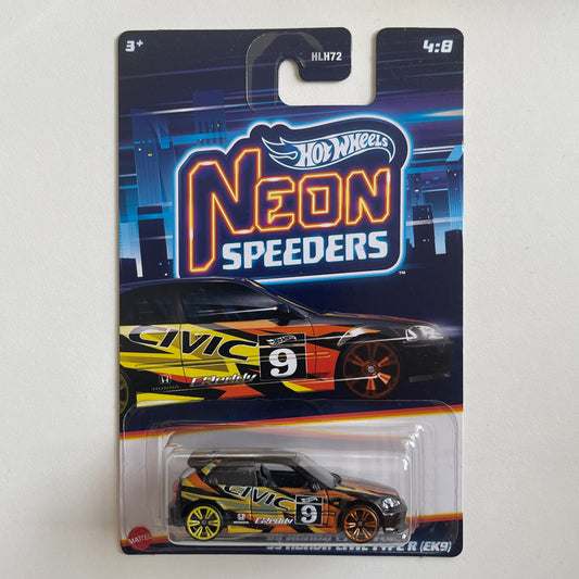 Hot Wheels Neon Speeders '99 Honda Civic Type R (EK9) (Damaged)