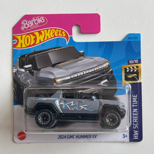 Hot Wheels Barbie 2024 GMC Hummer RV (Grey) Short Card HW Screen Time 184/250