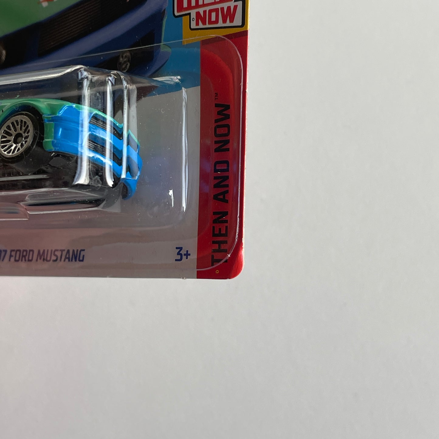 Hot Wheels '07 Ford Mustang (Falken Blue) Short Card (Damaged) Then And Now 205/250