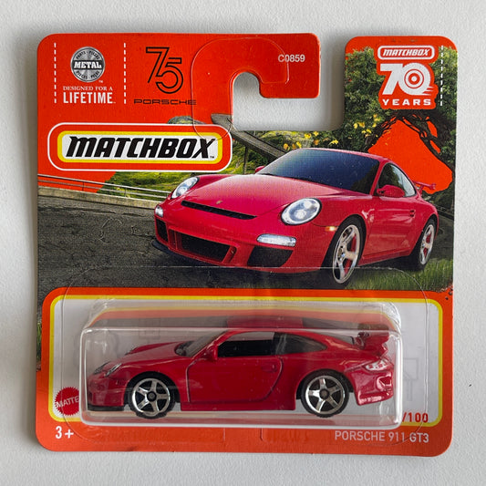 Matchbox Porsche 911 GT3 Red (Damaged)