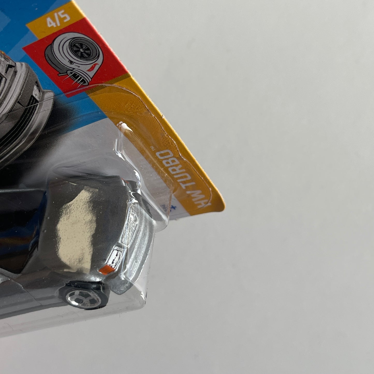 Hot Wheels '89 Mercedes - Benz 560 SEC AMG (Grey) Short Card (Damaged) HW Turbo 150/250