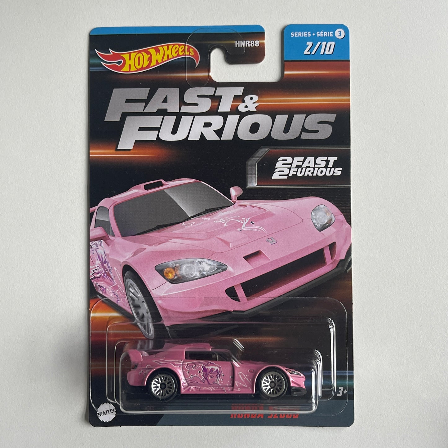 Hot Wheels 2023 Fast &amp; Furious Series Honda S2000 (poškodené)