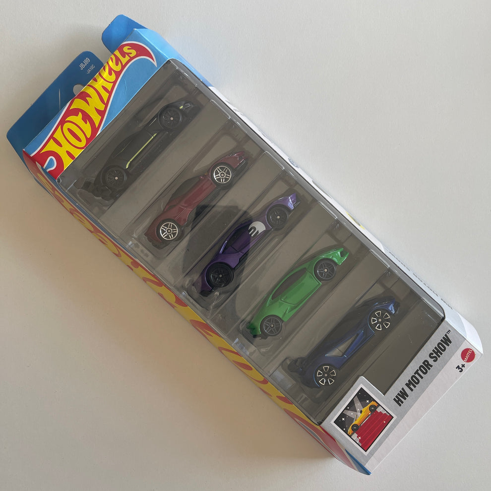 Hot Wheels 2025 Stunt Tracks Pack of 5 Die Cast Cars main image 1