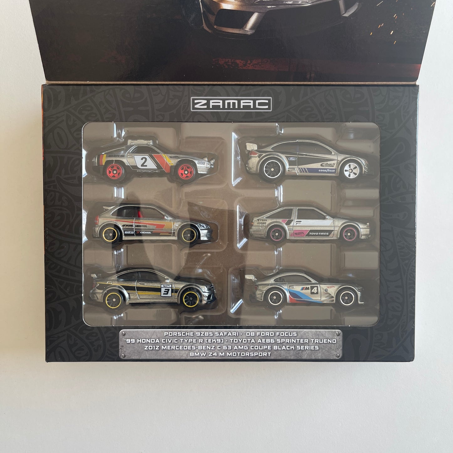 Hot Wheels 2025 6 Pack Zamac Edition