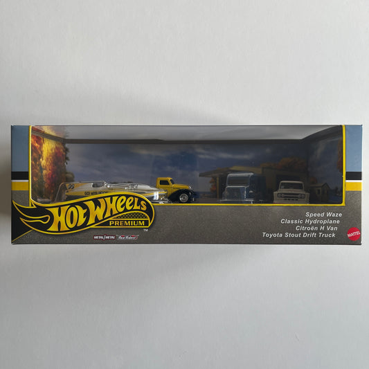 Hot Wheels 2024 Vintage Race Team Diorama Collector Set