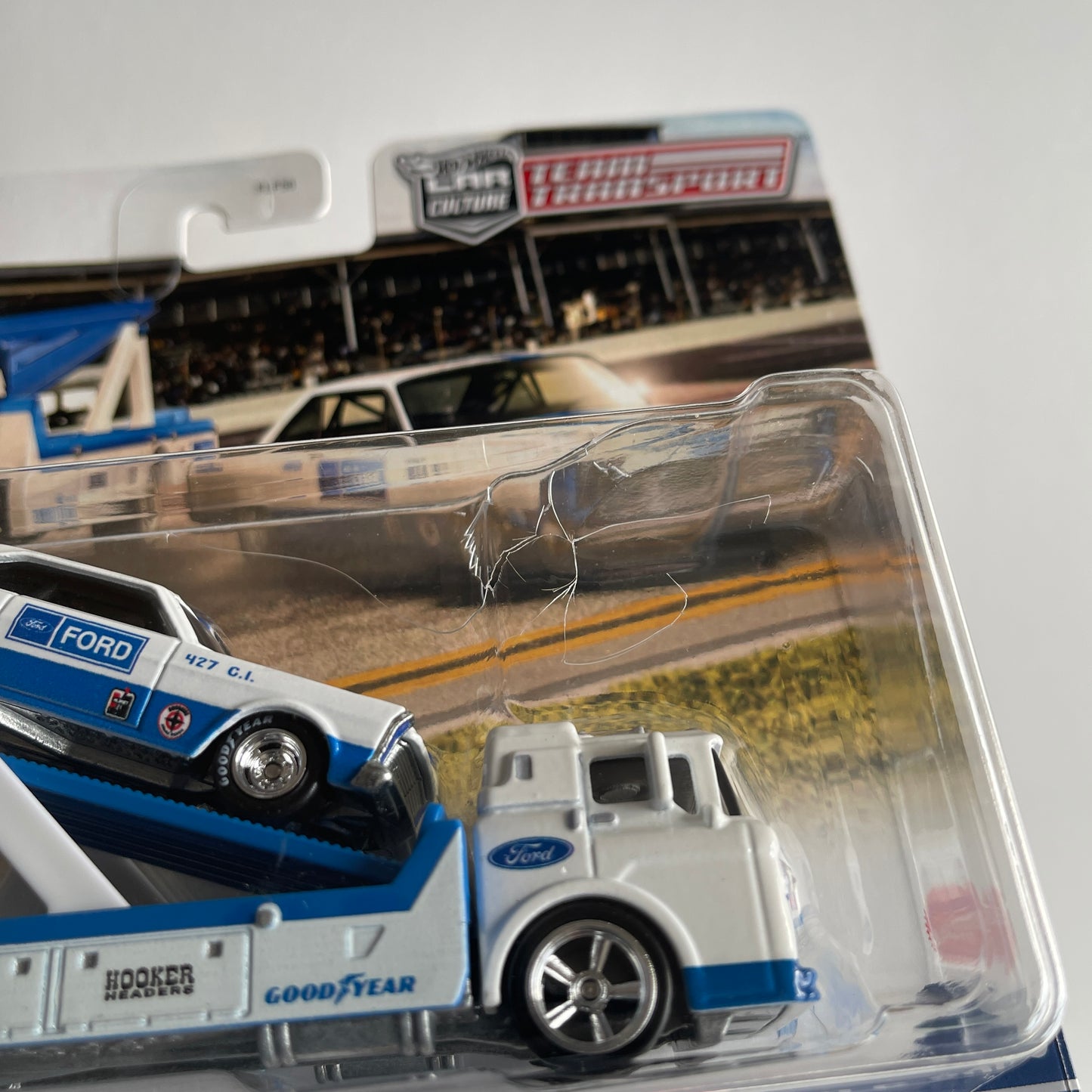 Hot Wheels Team Transport #38 '65 Ford Galaxie (Damaged)