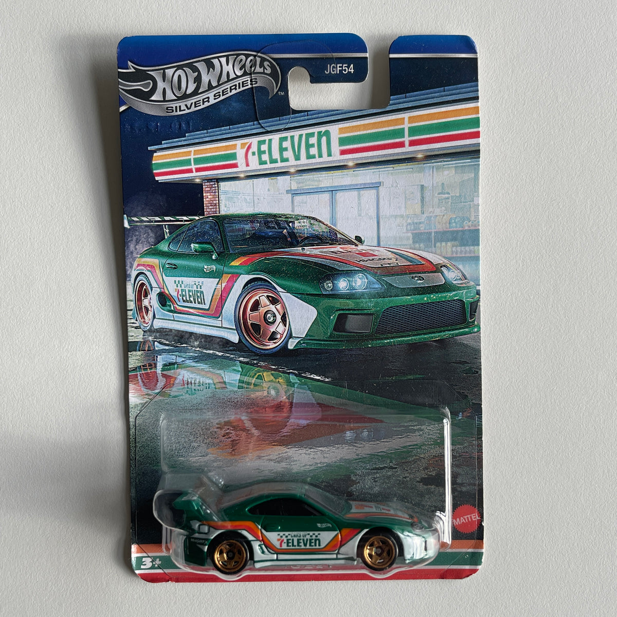 4) Four Hot Wheels Silver Series 7/11 Toyota Supra 7-Eleven IN HAND Ready To Go 4) Four Hot Wheels Silver Series 7/11 Toyota Supra 7-Eleven IN HAND Ready To Go