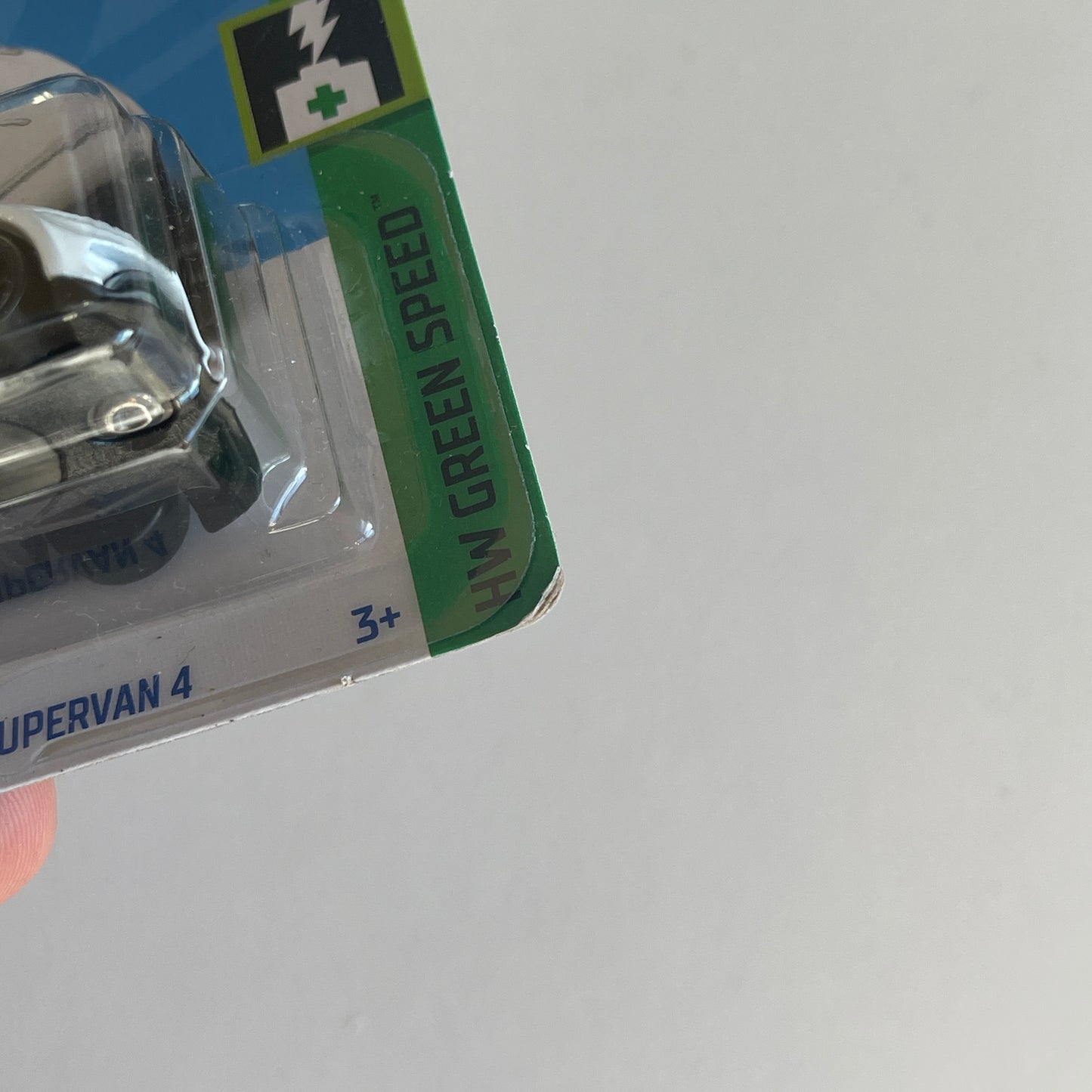 Hot Wheels Ford Performance Supervan 4 (White) Short Card (Damaged) HW Green Speed 128/250