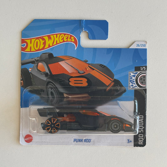 Hot Wheels Punk Rod (Black) Short Card (Damaged) Rod Squad 26/250