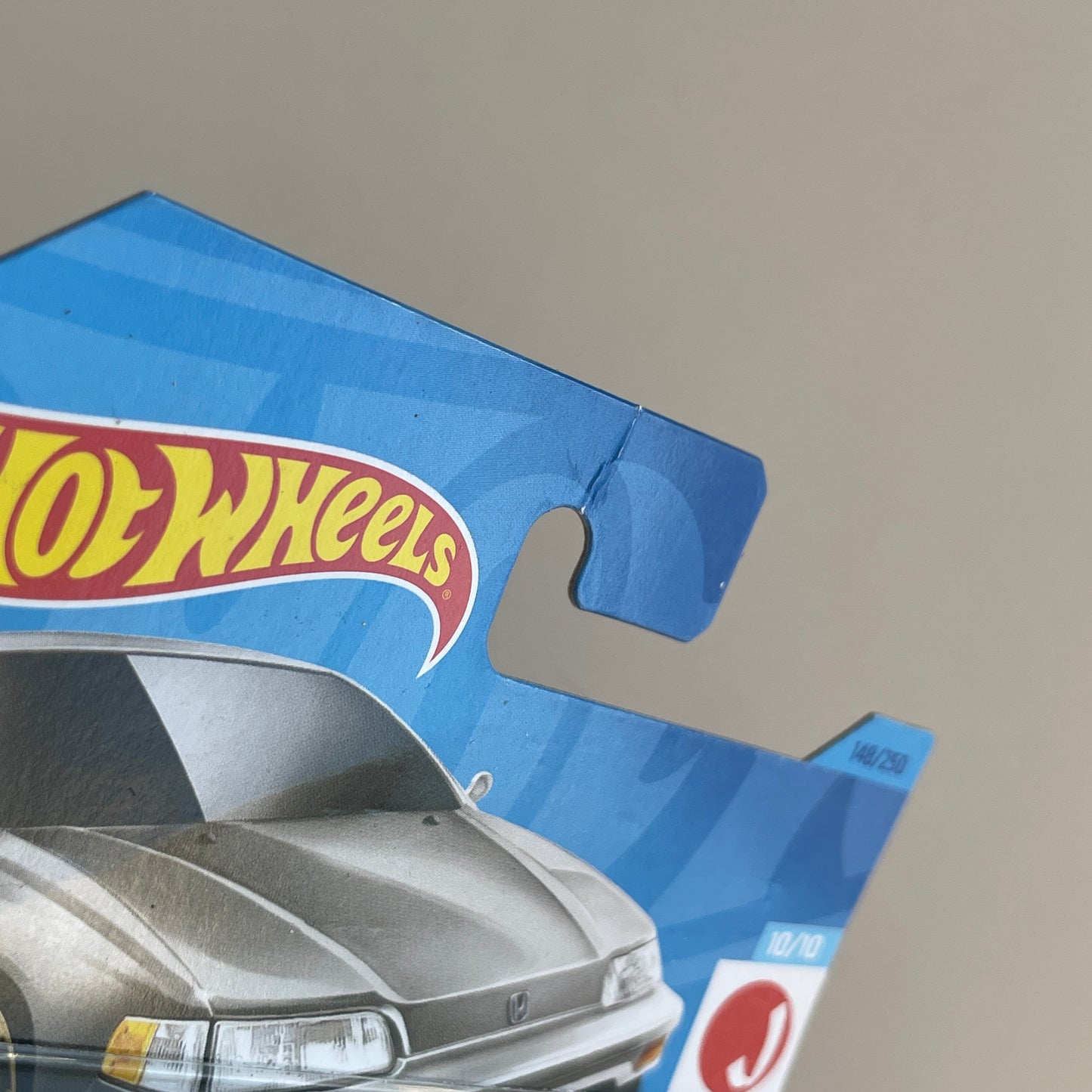 Hot Wheels '88 Honda CR-X (Grey) Short Card (Damaged) HW J-Imports 148/250