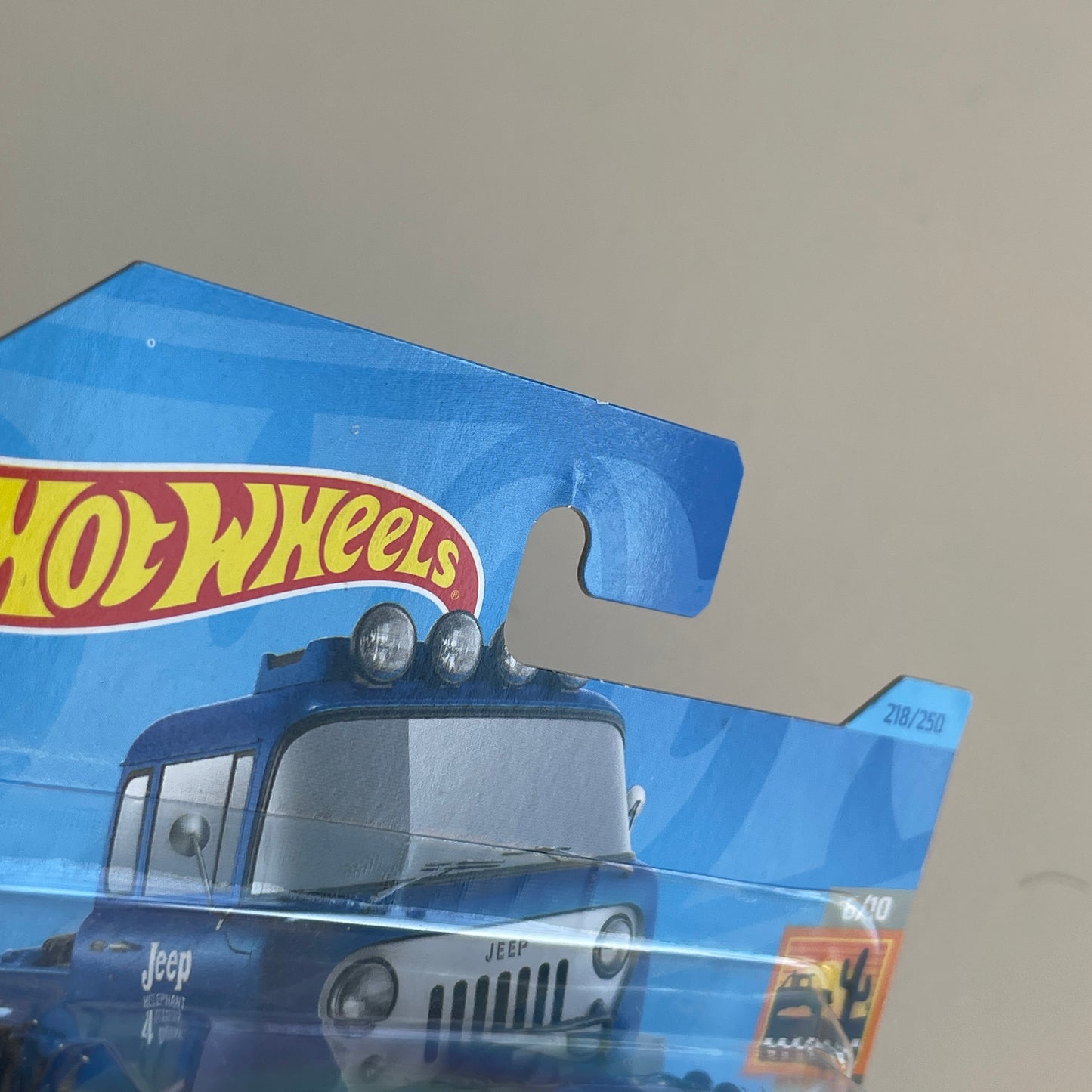 Hot Wheels '57 Jeep FC (Blue) Short Card (Damaged) Baja Blazers 218/250