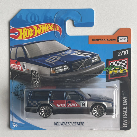 Hot Wheels Volvo 850 Estate (Blue) Short Card (Damaged) HW Race Day 57/250