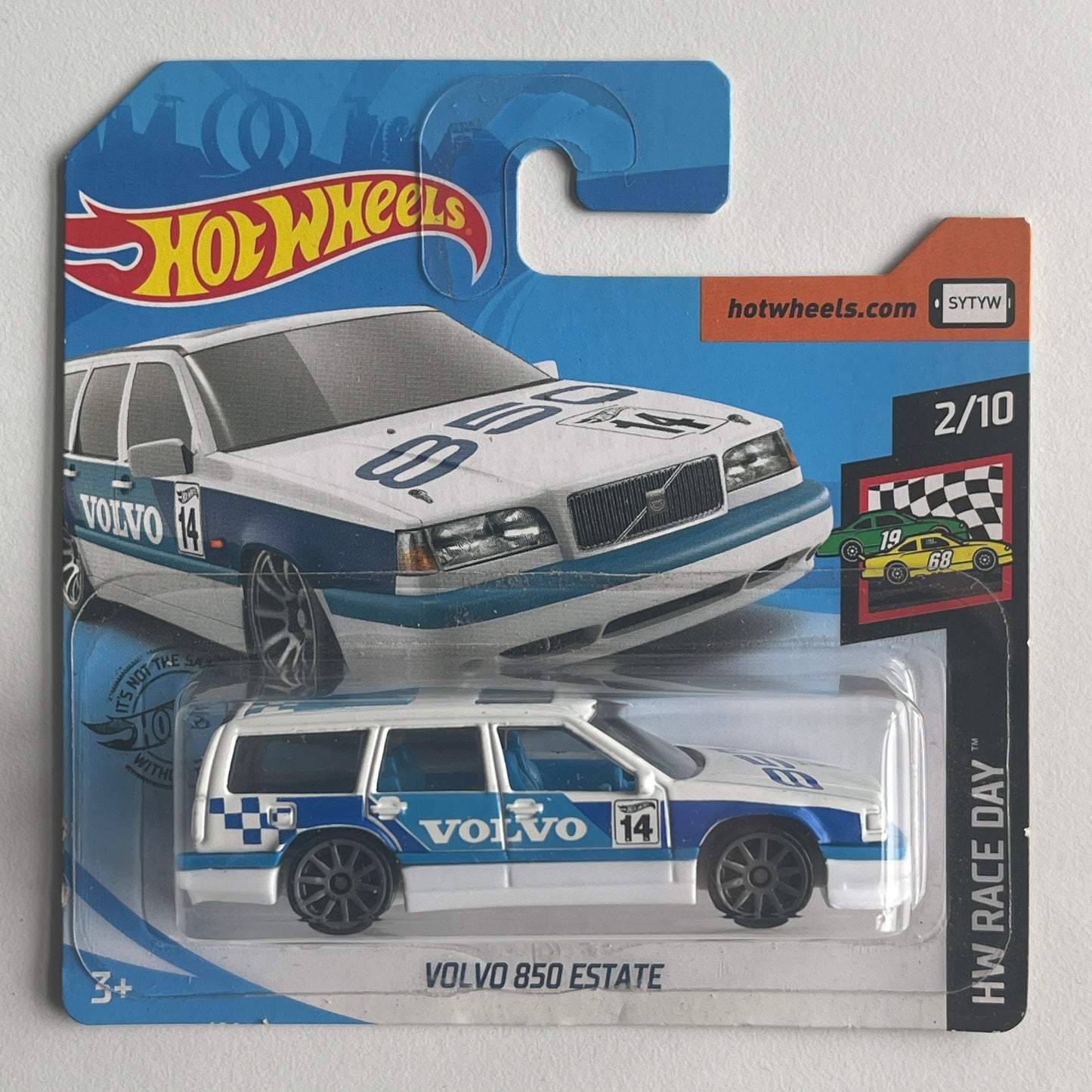 Hot Wheels Volvo 850 Estate (White) Short Card HW Race Day 57/250