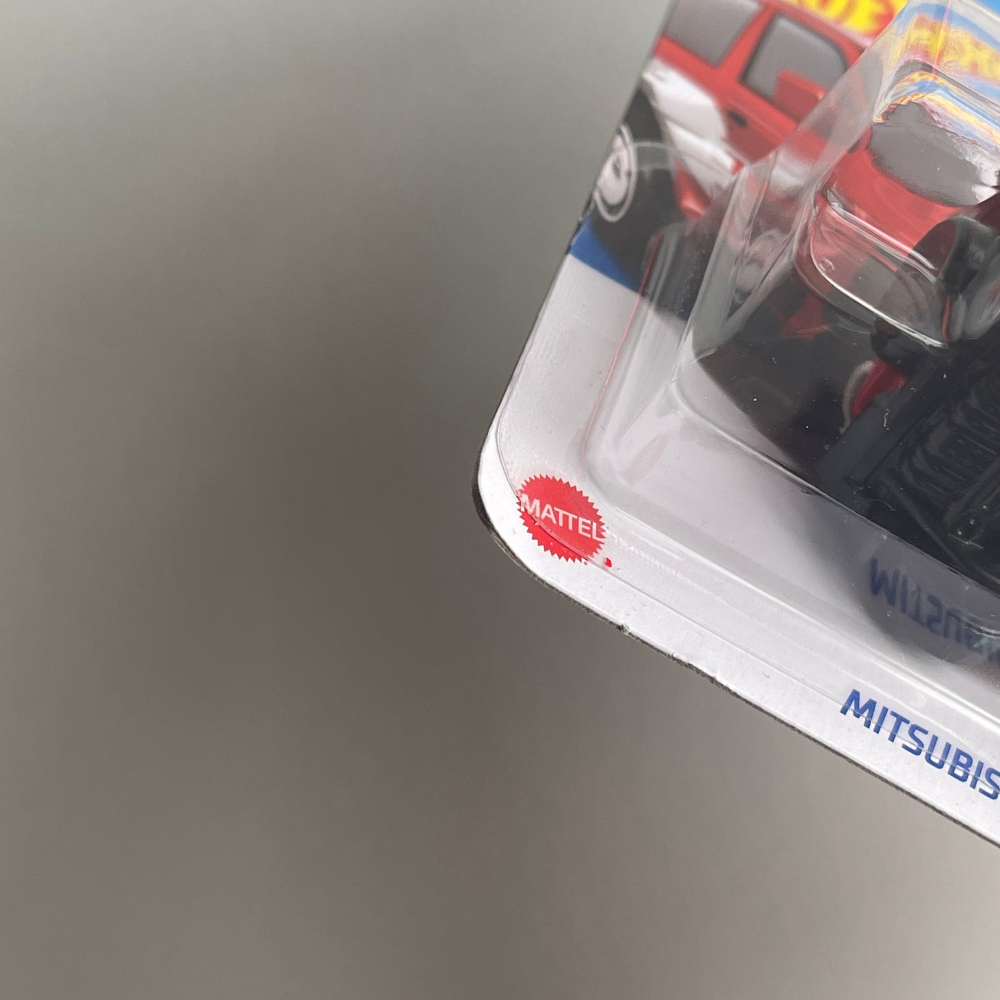 Hot Wheels Mitsubishi Pajero Evolution (Red) Short Card (Damaged) Mud Studs 175/250