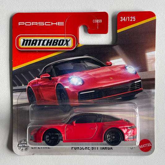 Matchbox Porsche 911 Targa Red (Damaged)