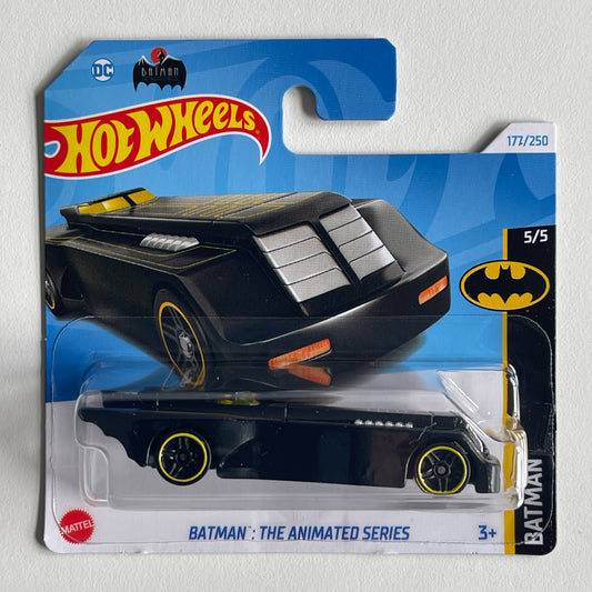 Hot Wheels Batman: The Animated Series (Black/Yellow) Short Card (Damaged) Batman 177/250