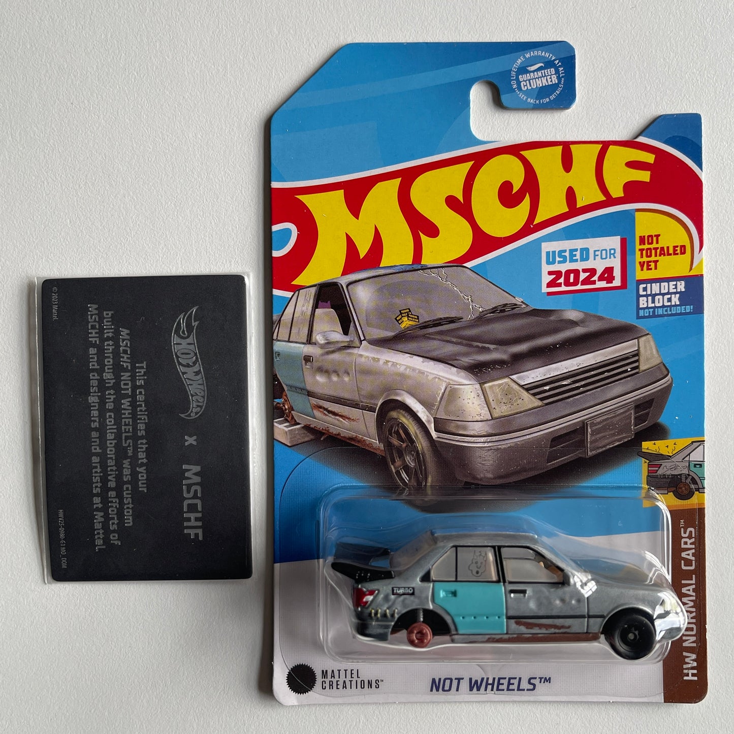 Hot Wheels Collectors 2024 RLC Exclusive MSCHF Not Wheels