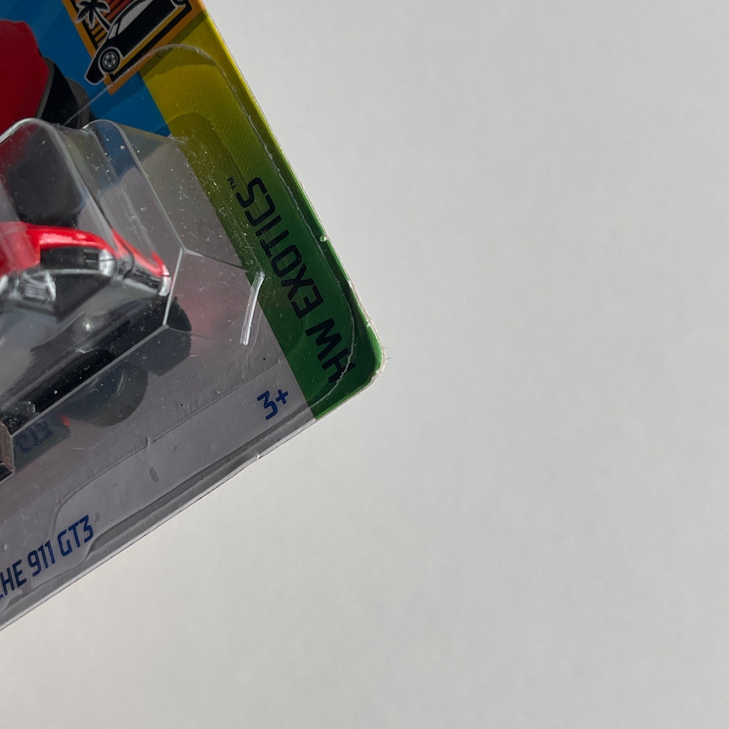 Hot Wheels Porsche 911 GT3 (Red) Short Card (Damaged) HW Exotics 177/250