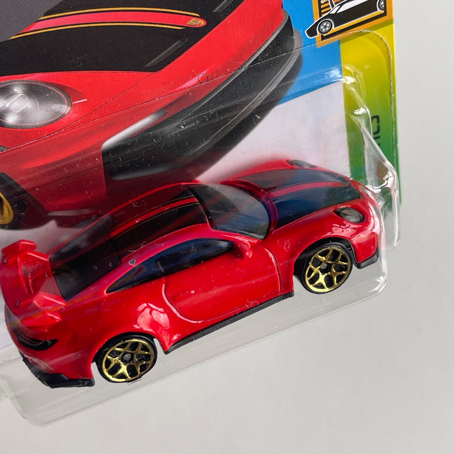 Hot Wheels Porsche 911 GT3 (Red) Short Card (Damaged) HW Exotics 177/250