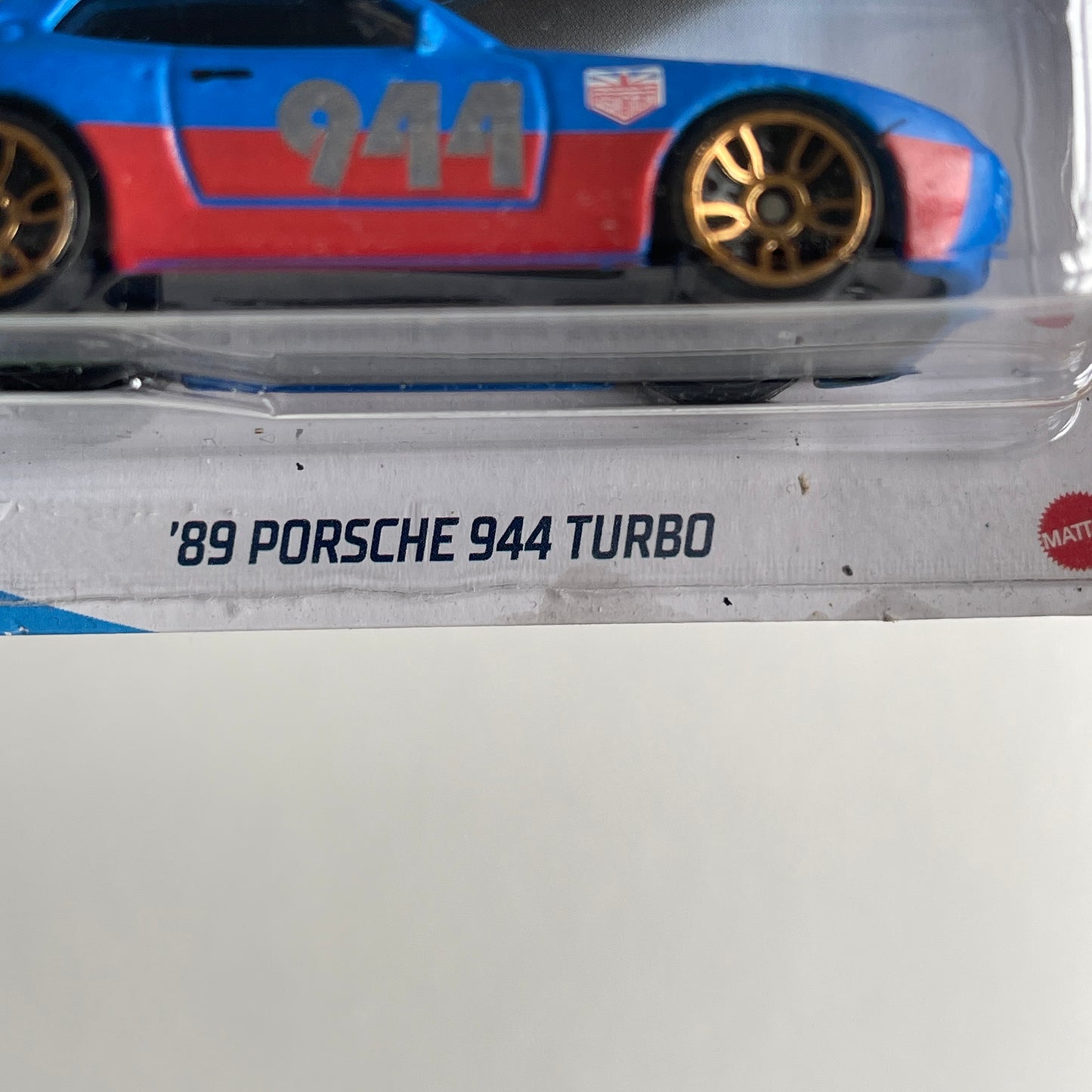 Hot Wheels Magnus Walker '89 Porsche 944 Turbo (Blue) Short Card (Damaged) HW Turbo 45/250